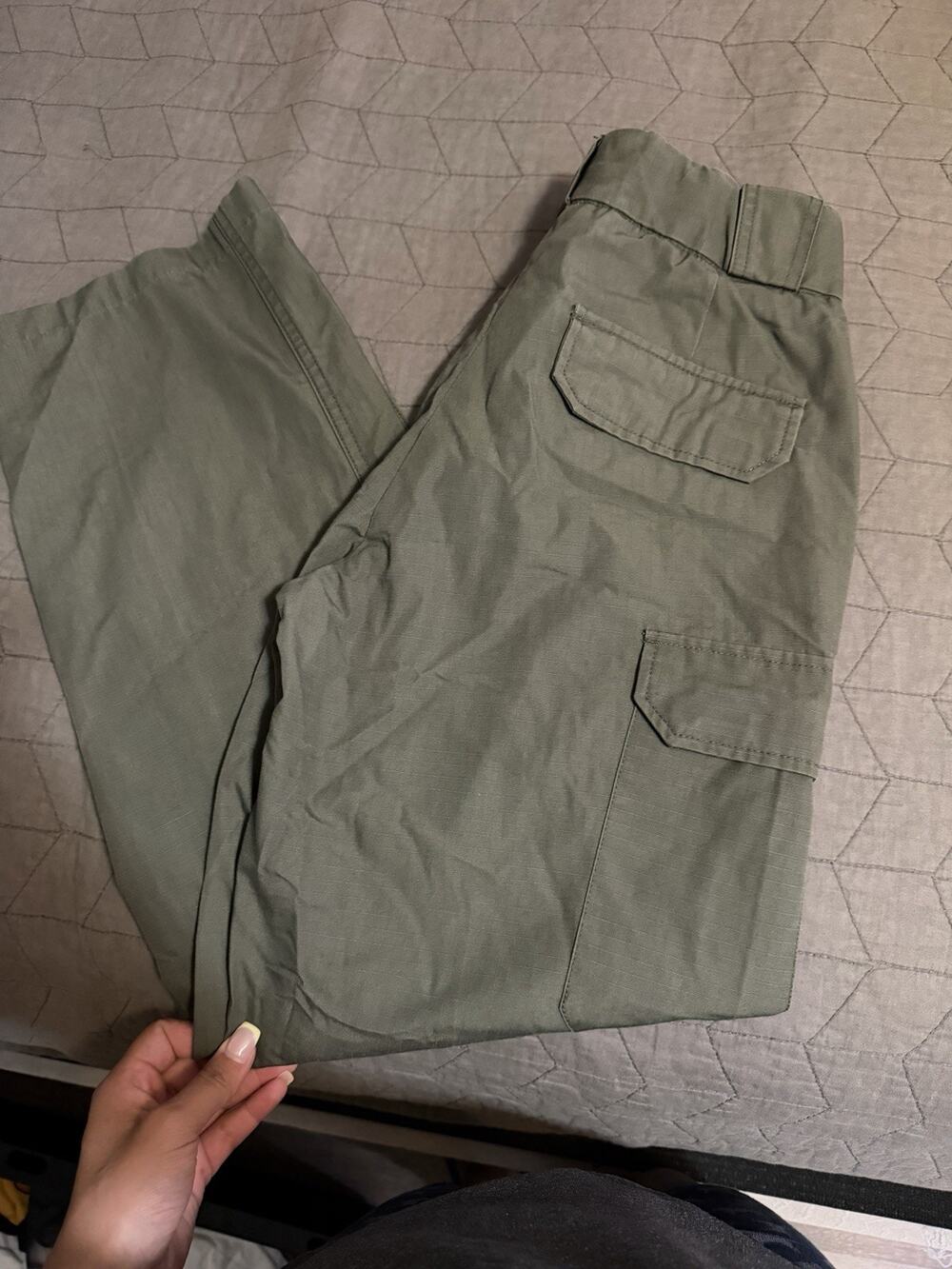 PROPPER Unisex Solid Green Tactical Cargo Pants Size 4 Regular
